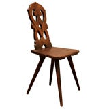 French Provincial Farm Chair, Circa 1800