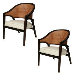 A Pair of Ed Wormley, Dunbar, Y Back Chairs