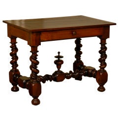 Antique French Library Table
