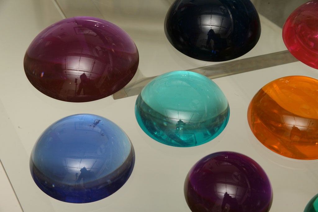Grouping of Lucite Sculptures/Paperweights by Norman Mercer 2