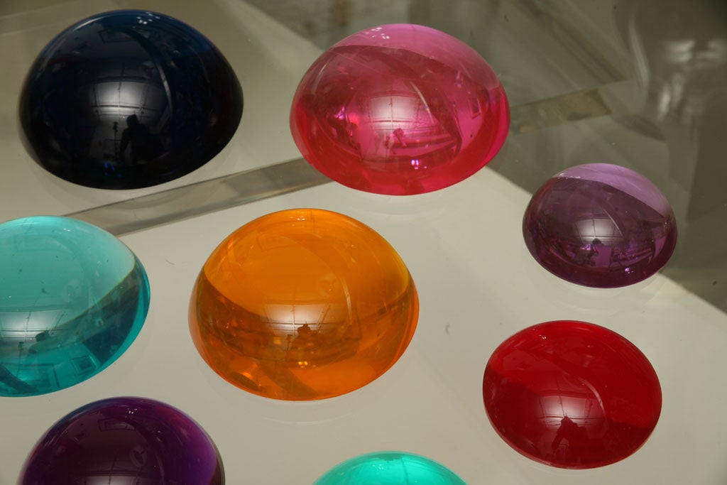 Grouping of Lucite Sculptures/Paperweights by Norman Mercer 3