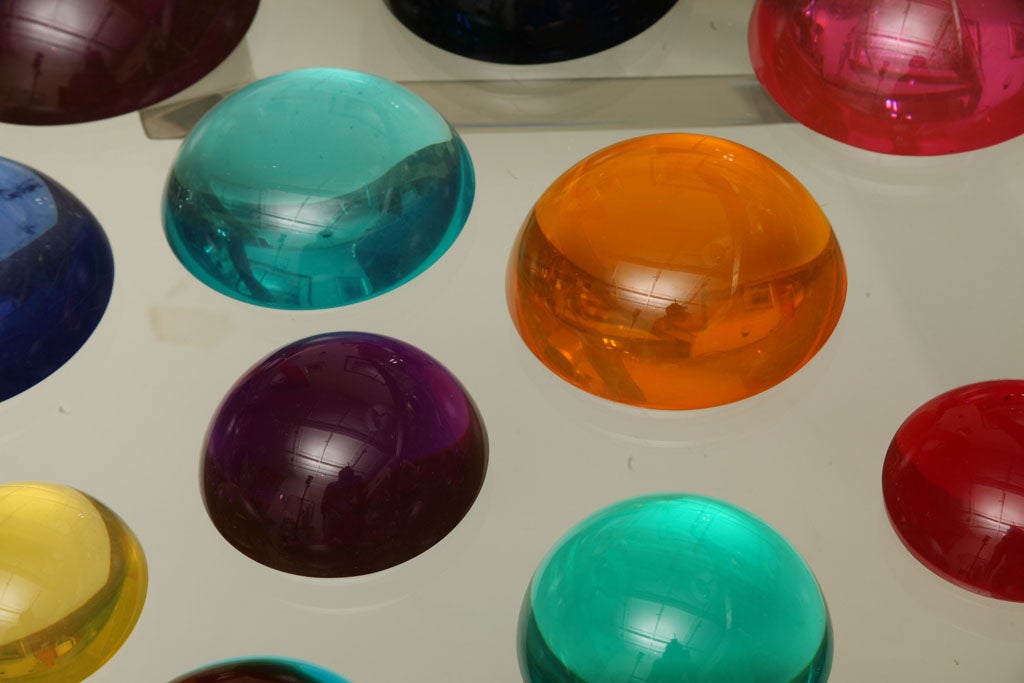 Grouping of Lucite Sculptures/Paperweights by Norman Mercer 4