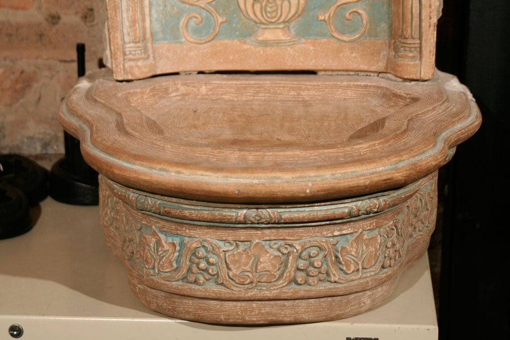 A water fountain from the Batchelder Tile Co.