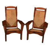 Vintage Pair of American Camp Chairs