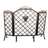 Wrought Iron Fireplace Screen