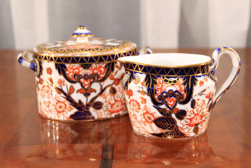 Royal Crown Derby Imari pattern tea set 1