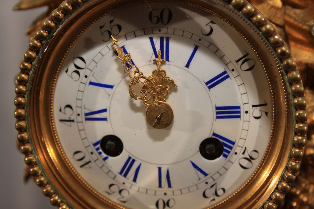 19th Century Louis XVI style pedestal clock.