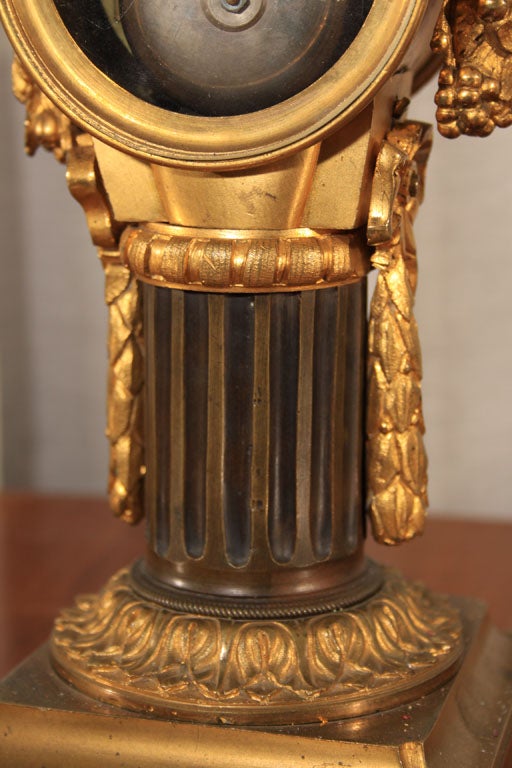 Louis XVI style pedestal clock. 2