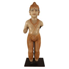 Alabaster Statue of an Indian Rama