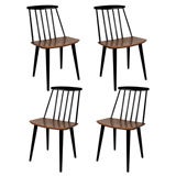 Set of Four Original Tapiovaara Dining Side Chairs