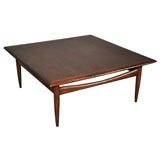 Sleek Tapered Leg Danish Coffee Table