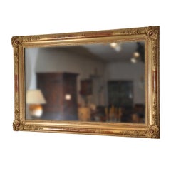 French Napoleon III Gilt Mirror
