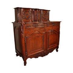 French Buffet a Glissant in Walnut