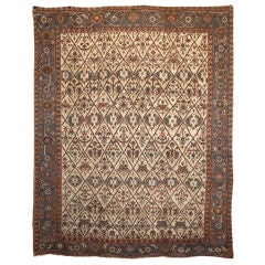 Antique Persian Bakshaish Rug