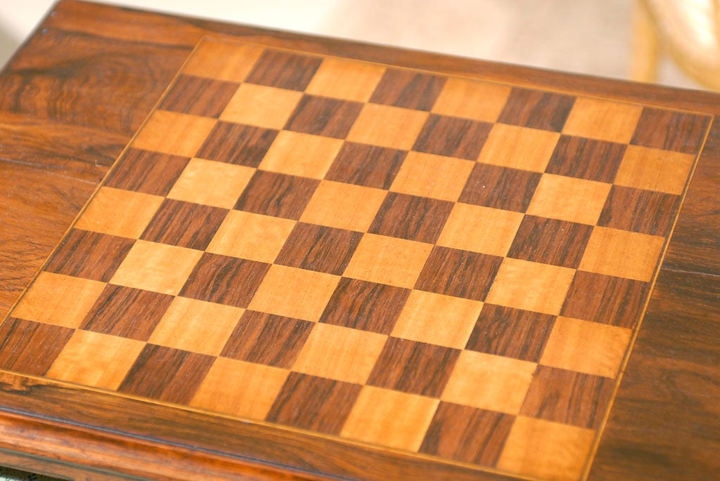 William IV Rosewood Games / Work Table 1