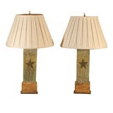 Pair of 18th Century French Rustic Lamps