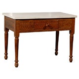 18th/19thc French Table With Marble Top