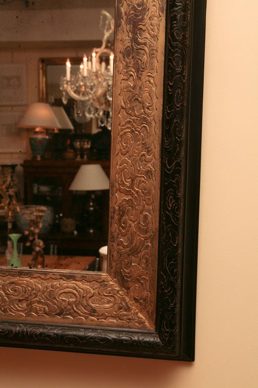 Japanese Carved giltwood mirror