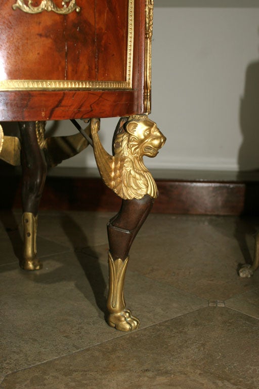 Rare Empire Bronze Mounted Cellarette 1