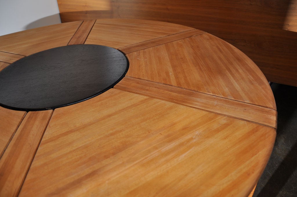 Solid beech break down dining table by Richard Nissen 3