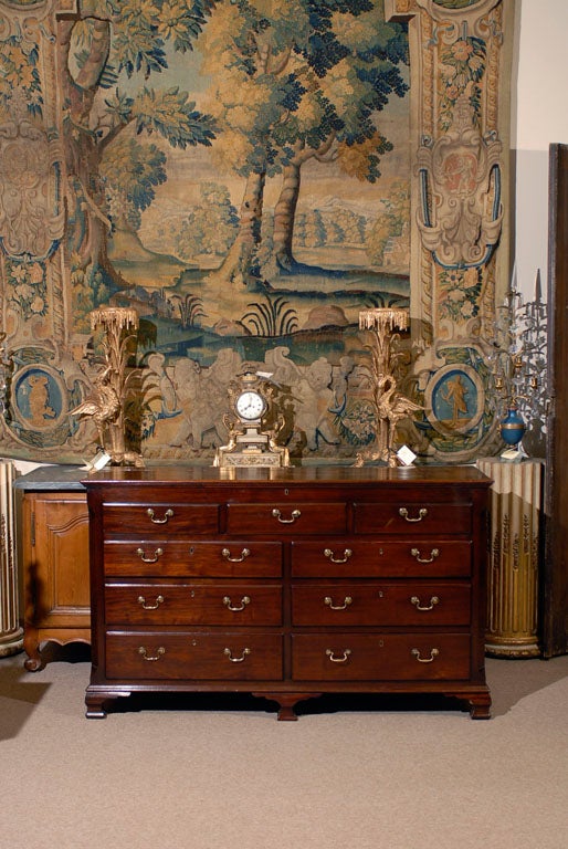 Fine George III Mahogany Mule Chest, ca. 1800