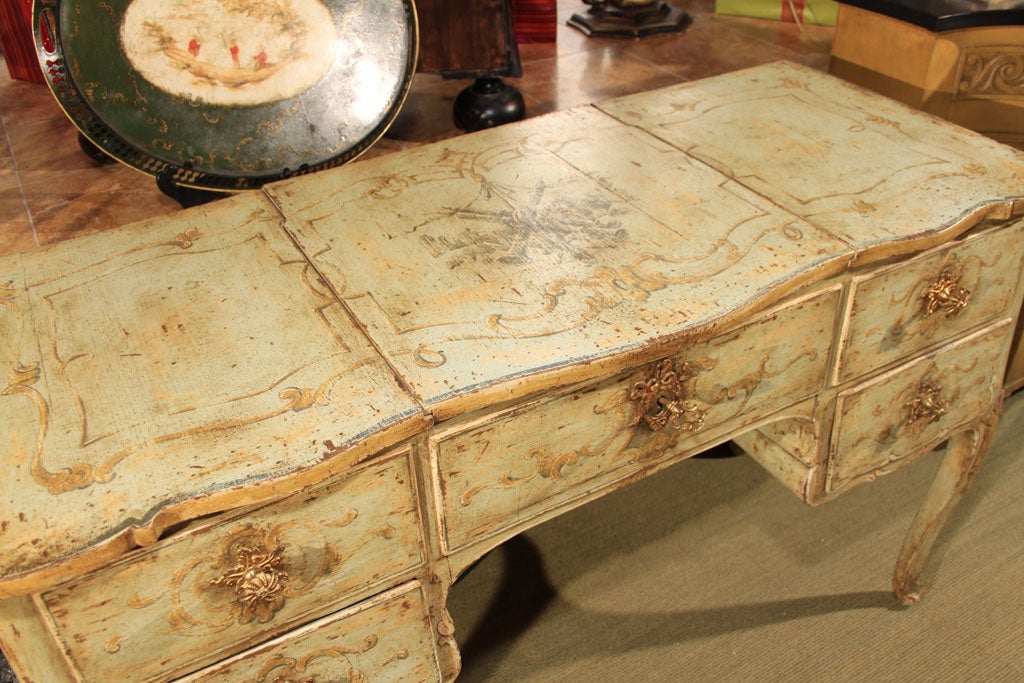  Venetian Painted Poudreuse (Dressing Table) For Sale 3