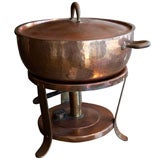 Vintage Karl Raichle copper kitchen  pot and burner