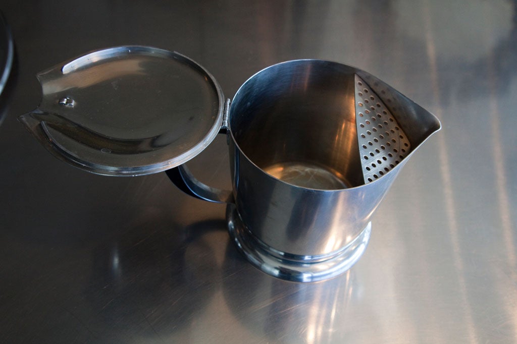 stainless steel tea set