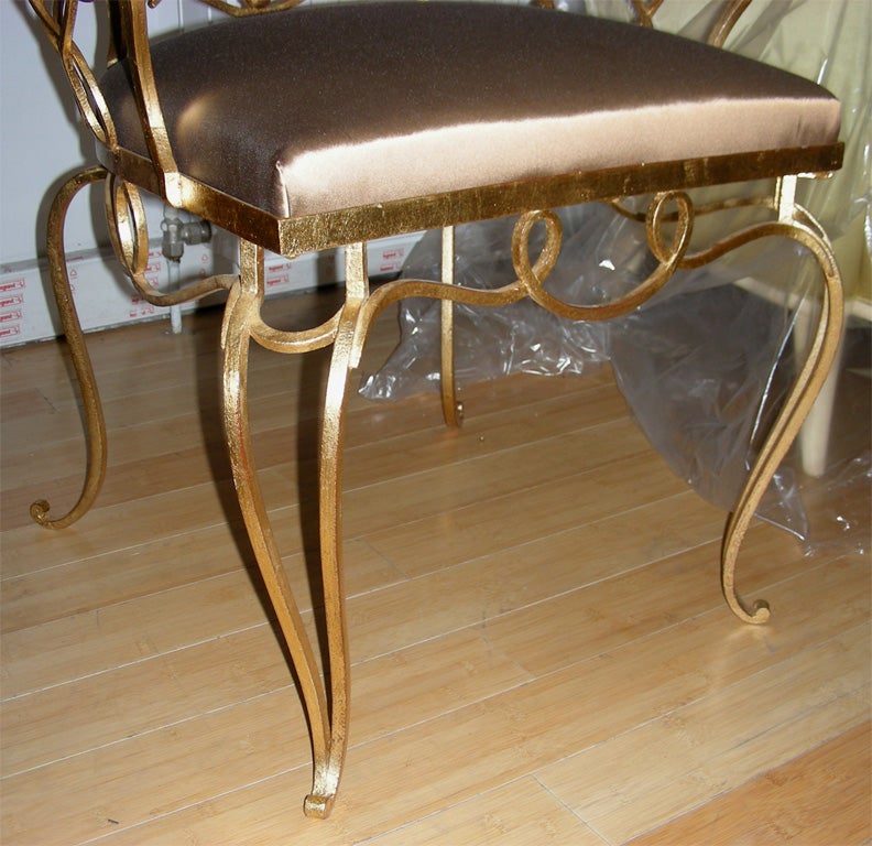Two 1940s Armchairs by René Prou For Sale 1