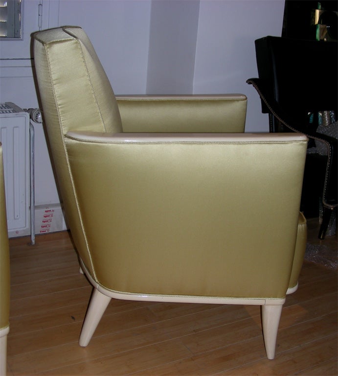 Two 1940s Armchairs by René Prou In Good Condition For Sale In Paris, ile de france