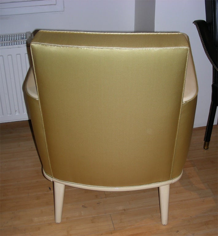 Mid-20th Century Two 1940s Armchairs by René Prou For Sale