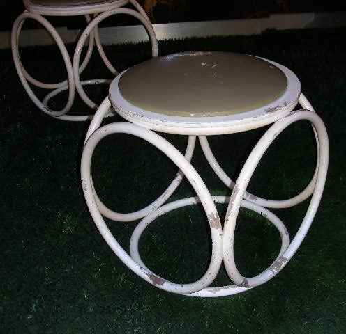 Mid-20th Century Two 1930s Stools by Thonet For Sale