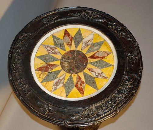 1860-1870 Italian Guéridon in Chinese Wood