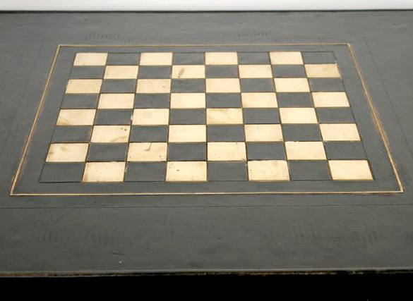Late 20th Century 1960-1980 Coffee Table with a Central Checkerboard For Sale