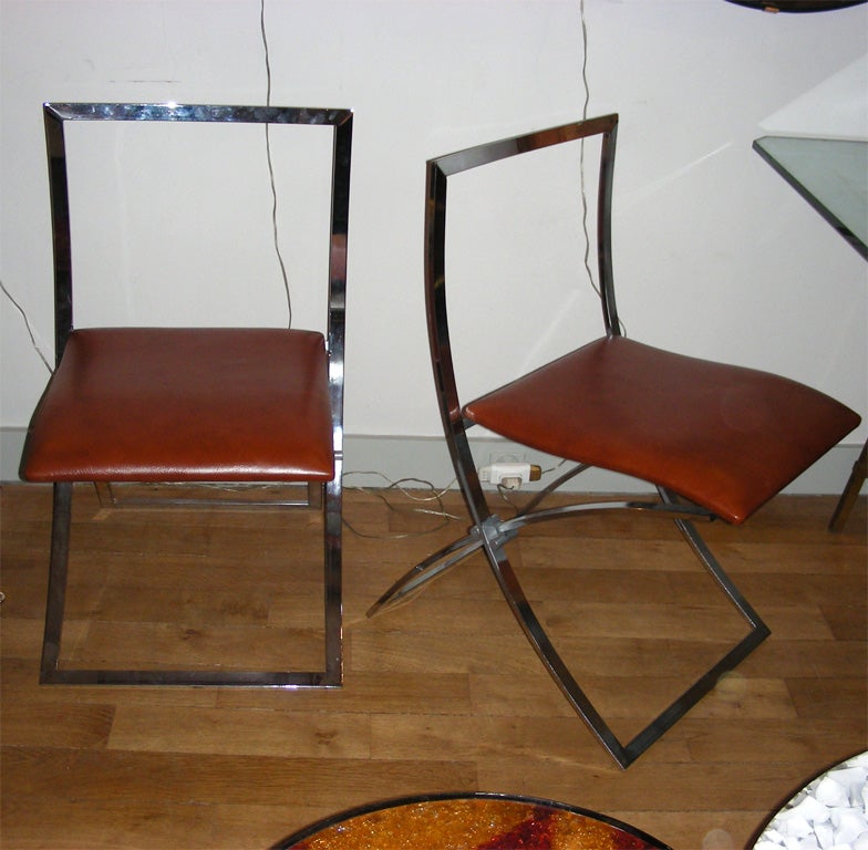 Four 1970s Folding Chairs by Marcello Cuneo