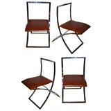 Four 1970s Folding Chairs by Marcello Cuneo