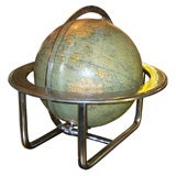 1930s Terrestrial Globe by Jacques Adnet