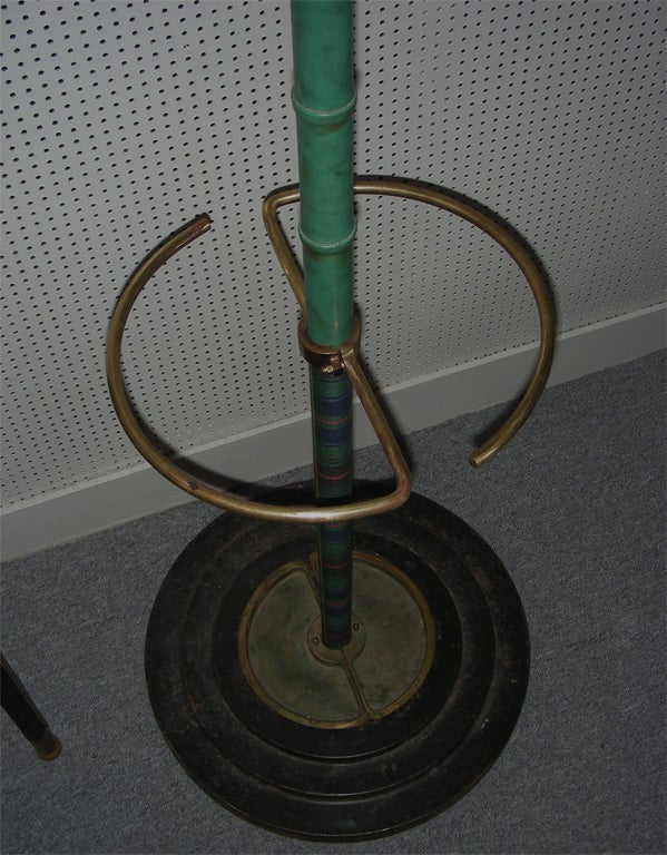 1950s Coat Stand by Jacques Adnet For Sale 1