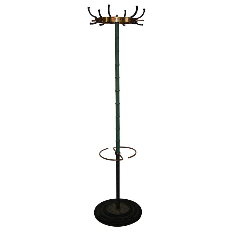 1950s Coat Stand by Jacques Adnet For Sale