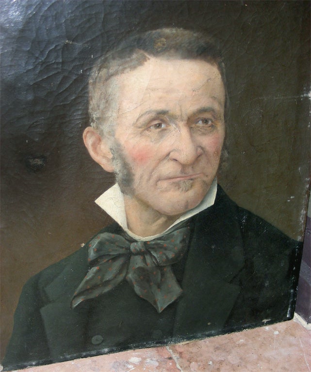 French End of 19th Century Portrait of a Man For Sale