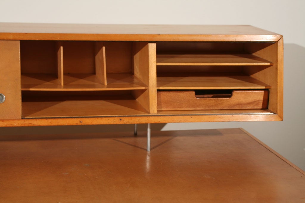 This desk was designed by George Nelson for Herman Miller.