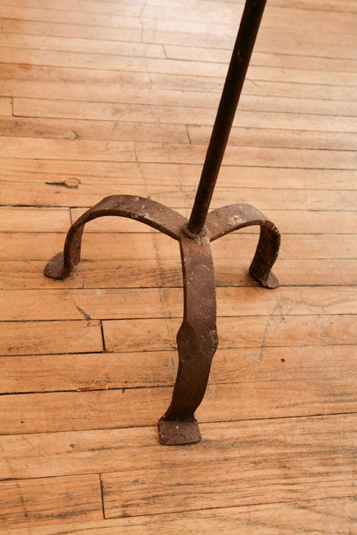Iron Candle Floor Lamp For Sale at 1stDibs