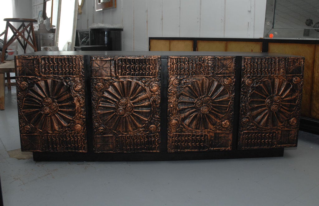 Sideboard Evans Style Copper and Resin