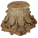 Carved wood capitol