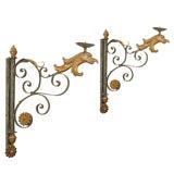 Swing wall brackets