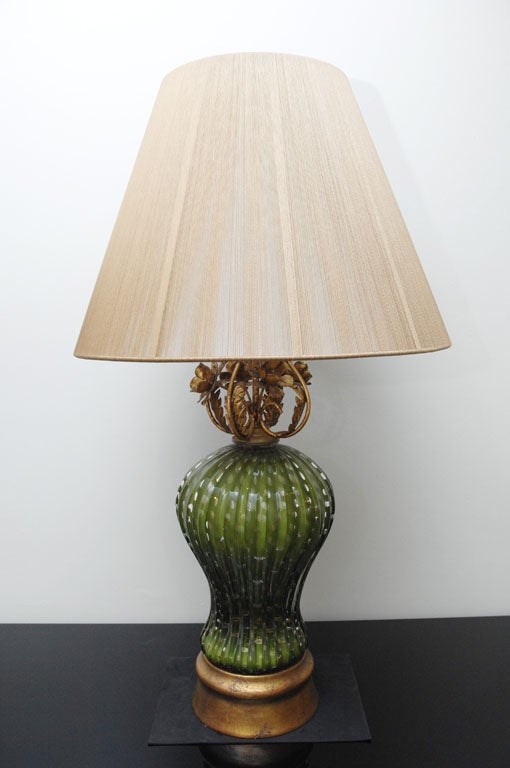 BAROVIER CONTROLLED GOLD BUBBLE LAMP