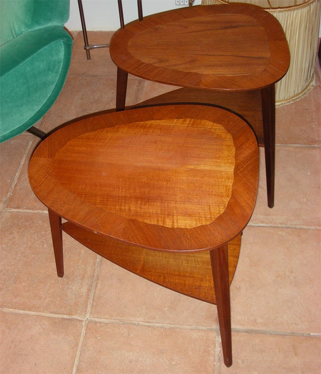Mid-20th Century Two 1950s Danish Coffee or End Tables by Severin Hansen For Sale