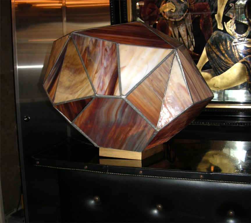 1970s Lamp Sculpture by T. Moisson In Good Condition In Bois-Colombes, FR