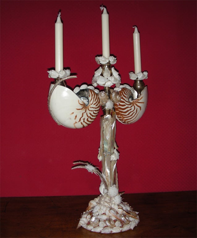 Large Candleholder by Frédérique Lombard Morel For Sale 2