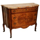 19th Century French Marble Top Chest Signed by Paul Sormani